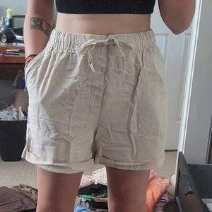 Uniqlo linen shorts
